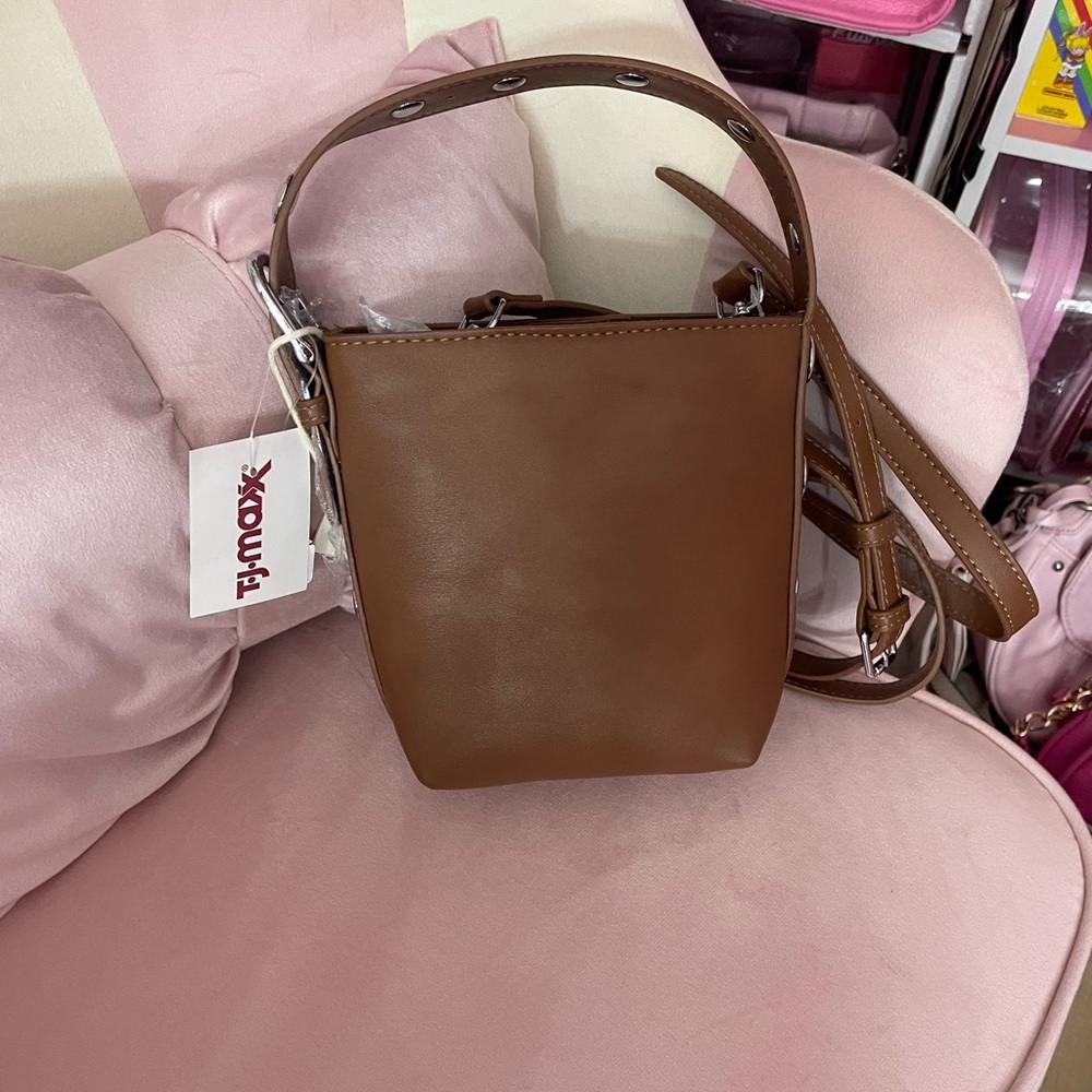 Madison West Brown Crossbody Bag